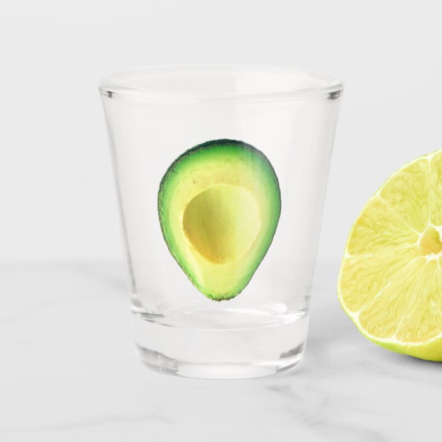 Avocado Aguacate Green Shot Glas (Vorderseite)
