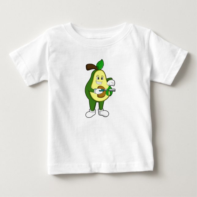Avocado als Friseur mit Razor Baby T-shirt (Vorderseite)