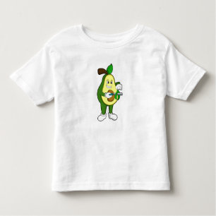Avocado als Friseur mit Razor Kleinkind T-shirt