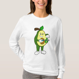 Avocado als Friseur mit Razor T-Shirt