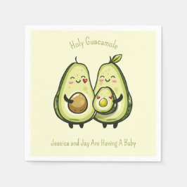 Avocado Baby Dusche Serviette