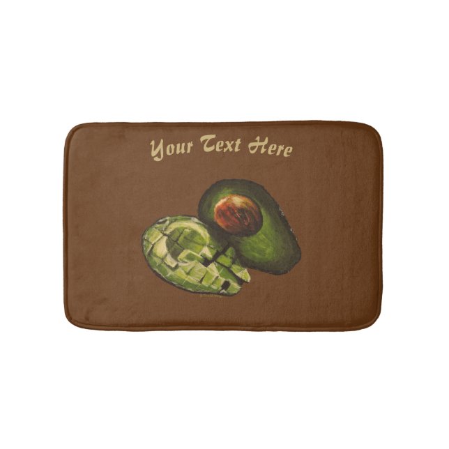 Avocado Bath Mat - Persönlichkeitsoption Badematte (Vorderseite)