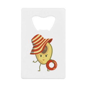 Avocado beach girl avec casquette de soleil et ann