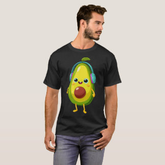 Avocado Beats | Süßes DJ-Avocado-Design T-Shirt