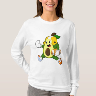 Avocado beim Fußballsport T-Shirt