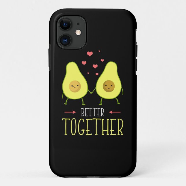 Avocado Better Together Case-Mate iPhone Hülle (Rückseite)