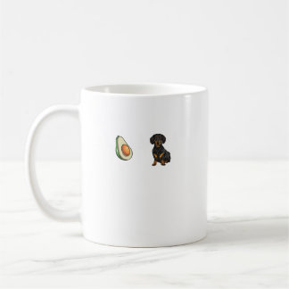 Avocado Black Dackel Heartbeat Hund Lover. Perfe Kaffeetasse