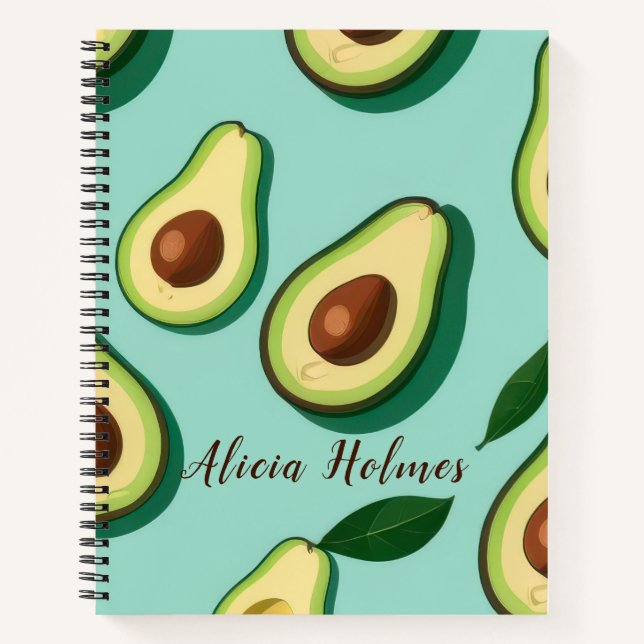 Avocado Bliss Notizbuch (Vorderseite)