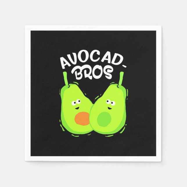 Avocado Brother Serviette (Vorderseite)
