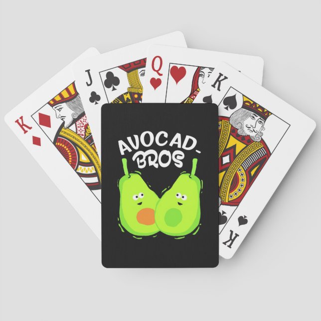 Avocado Brother Spielkarten (Rückseite)