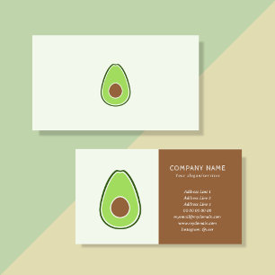 Avocado Business Card Visitenkarte