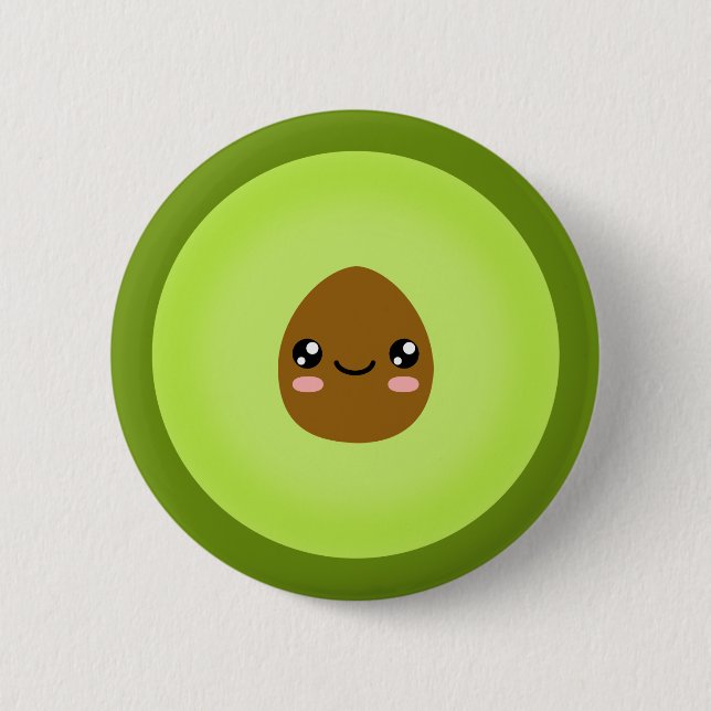 Avocado Button (Vorderseite)