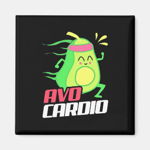 Avocado Cardio Übung Magnet
