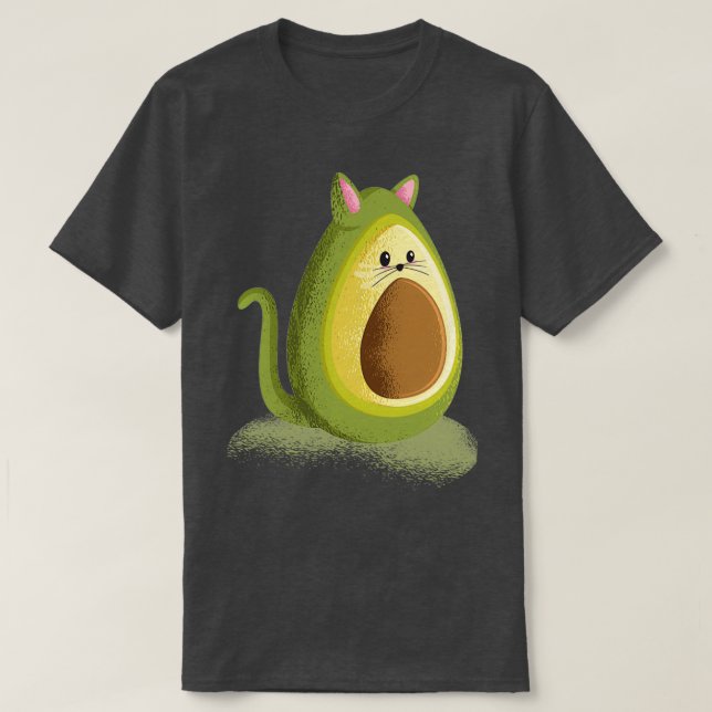 Avocado cat 4 T-Shirt (Design vorne)