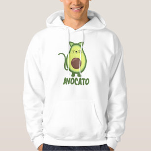 Avocado Cat Funny Food Kitten Avocato Hoodie