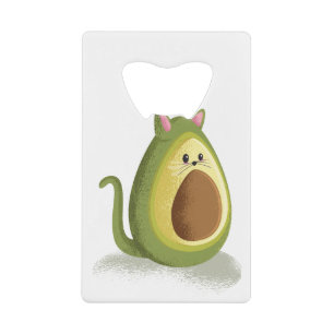 Avocado Cat Geldbeutel Flaschenöffner