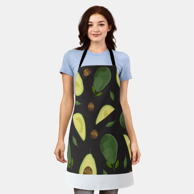 Avocado Cloth Placemat Schürze (Getragen)