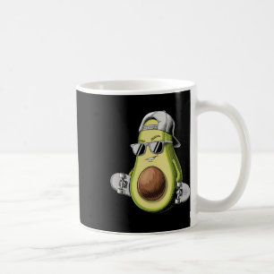 Avocado Cool Skateboarding Avocado mit Kappe Kaffeetasse