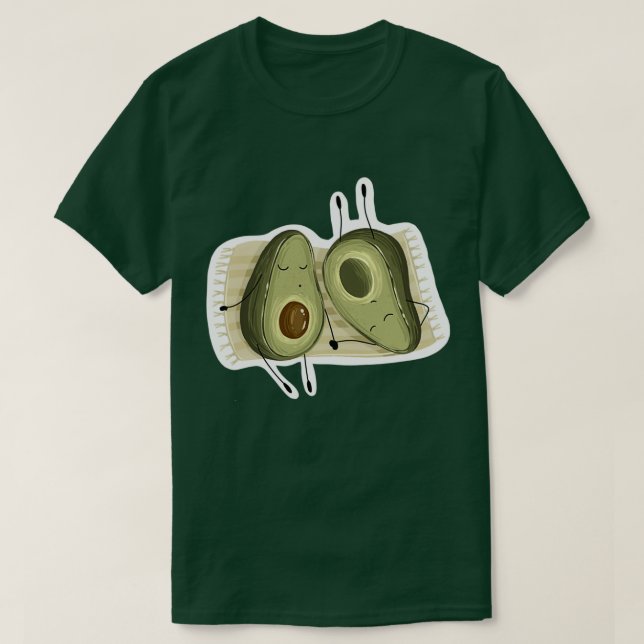 Avocado couple Classic TShirt (Design devant)
