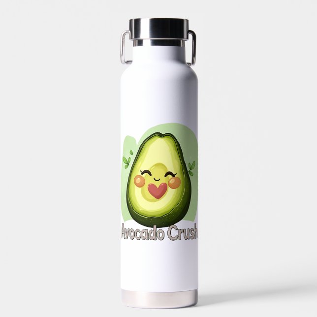 🥑 Avocado Crush 💚 Trinkflasche (Vorne)