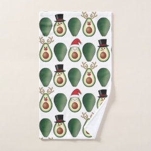 Avocado de Noël Frosty, Rudolph et Père Noël