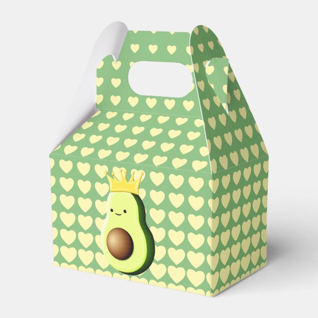 Avocado der König aller Früchte Geschenkschachtel (Rückseite)