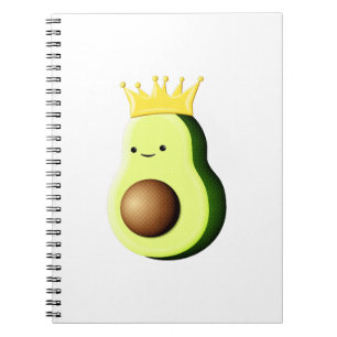 Avocado der König aller Früchte Notizblock
