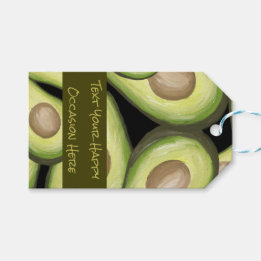 Avocado-Design-Geschenkanhänger Geschenkanhänger