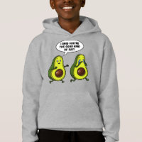 Avocado die gute Art des fetten lustigen veganen