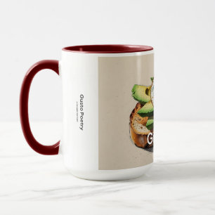 Avocado & Egg Toast Gusto Poesie Tasse