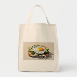 Avocado & Egg Toast Gusto Poesie Tragetasche