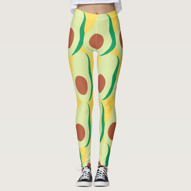 Avocado et Leggings jaunes (Devant)