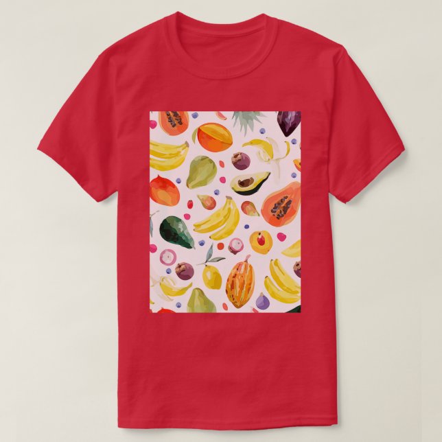Avocado Exotic Style Zeichnend Classic TShirt (Design vorne)