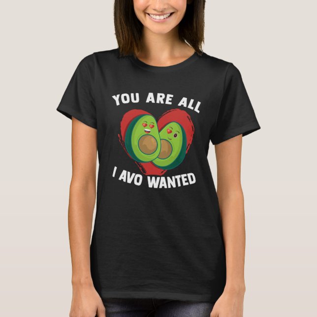 Avocado  Fitness Vegan Salad Lifestyle T-Shirt (Vorderseite)