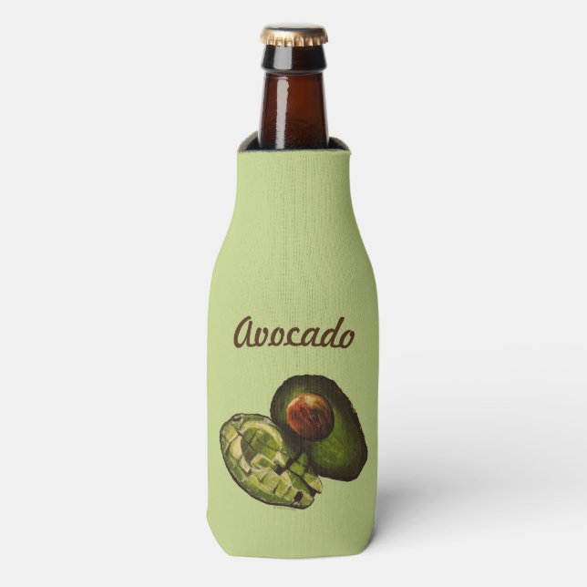 Avocado Flasche Cooler Flaschenkühler (Flaschenvorderseite)