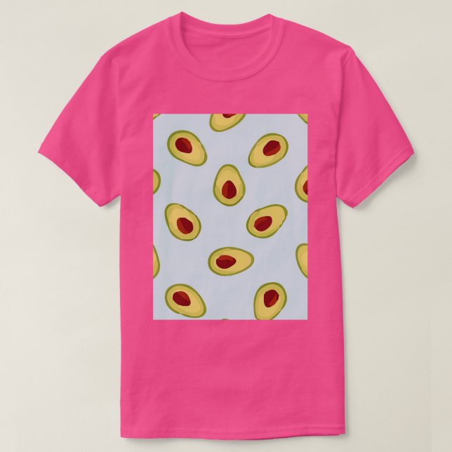 Avocado Flowres Frucht 2 T-Shirt (Design vorne)