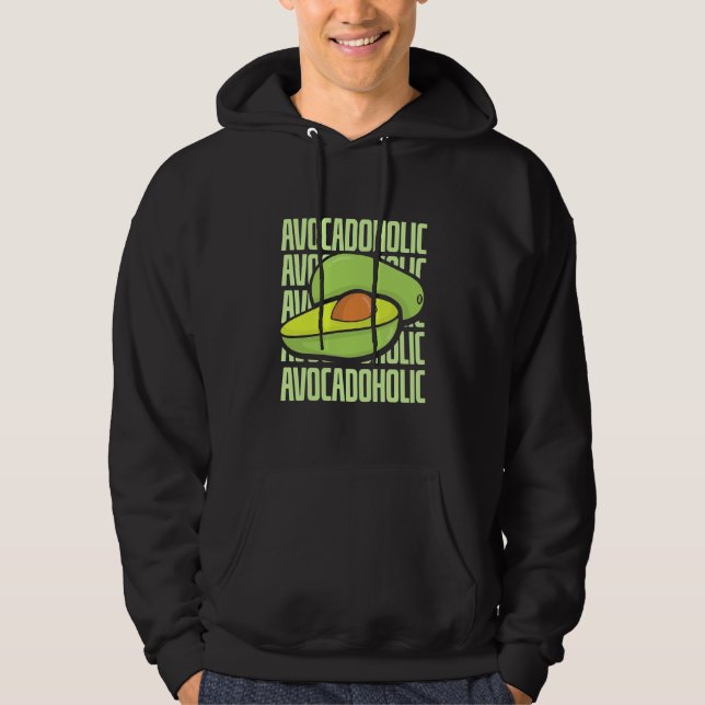 Avocado Frucht Food Hoodie (Vorderseite)