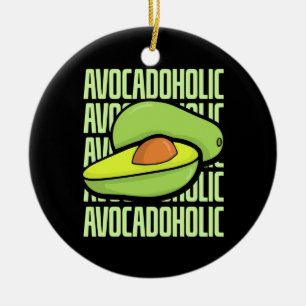 Avocado Frucht Food Keramik Ornament