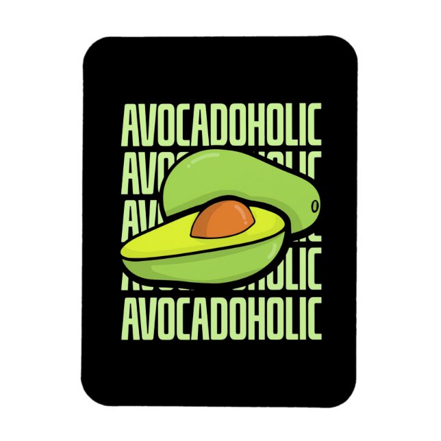 Avocado Frucht Food Magnet (Vertikal)