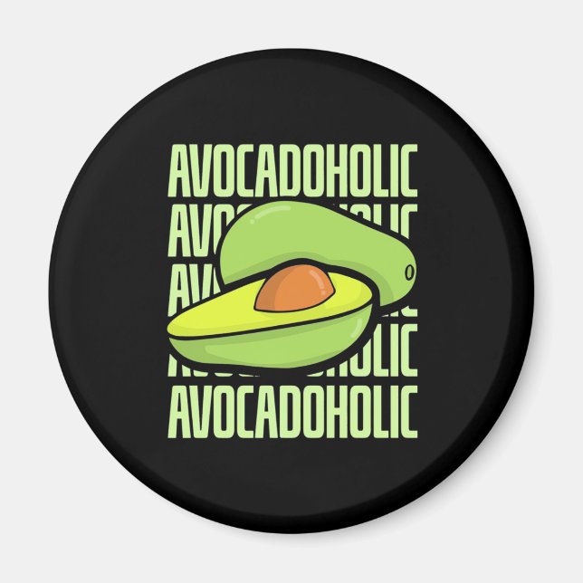 Avocado Frucht Food Magnet (Vorne)