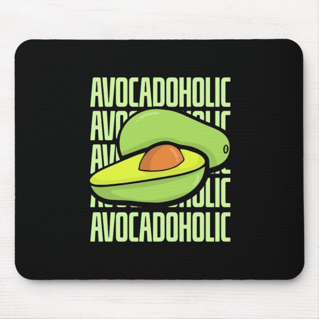 Avocado Frucht Food Mousepad (Vorne)