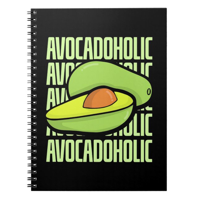 Avocado Frucht Food Notizblock (Vorderseite)