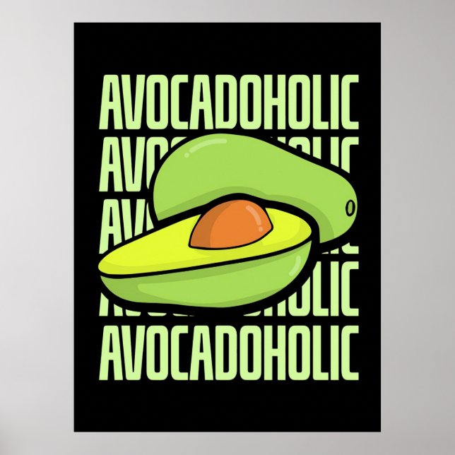 Avocado Frucht Food Poster (Vorne)