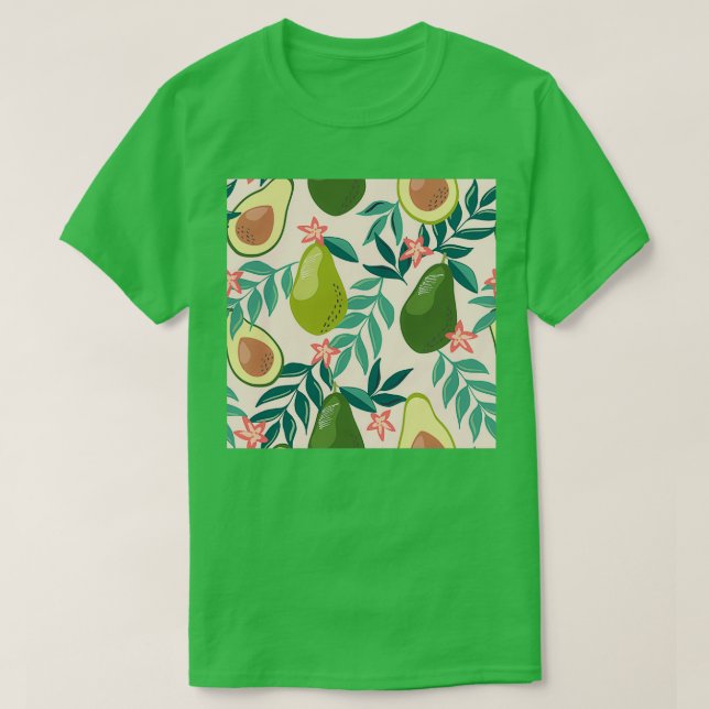 Avocado-Früchte T-Shirt (Design vorne)