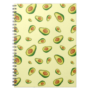 Avocado-Fruchtmuster  Notizblock