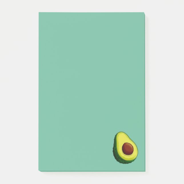 Avocado - Fruchtsammlung - Post-it Klebezettel (Vorderseite)
