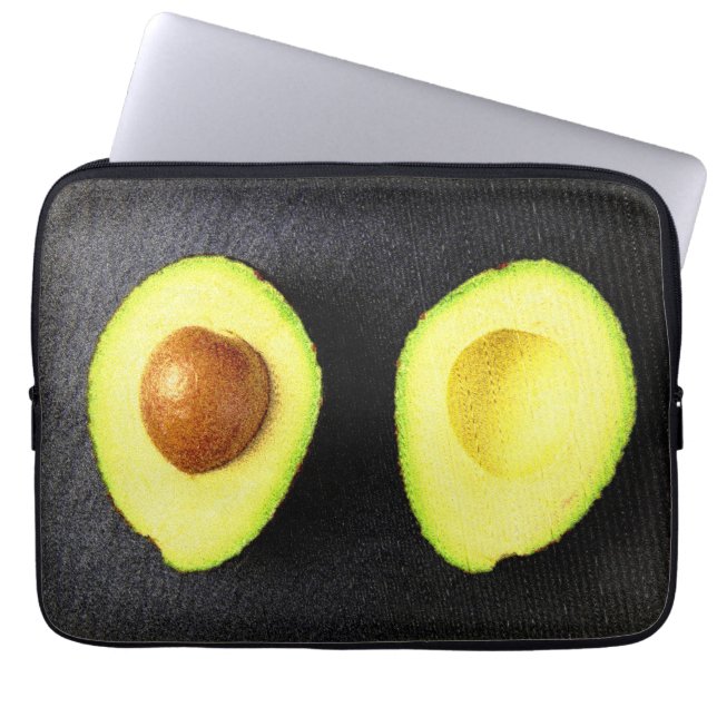 "Avocado Fruit" Niedliches Foto. Jetzt kaufen Laptopschutzhülle (Vorderseite)