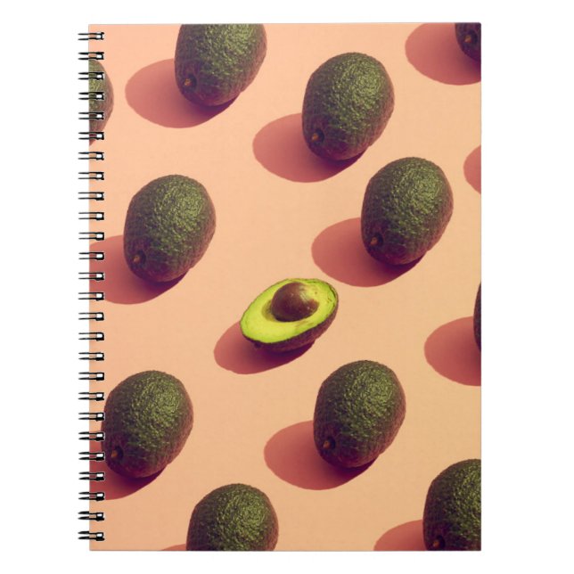 Avocado Fruit Potrait Notizblock (Vorderseite)