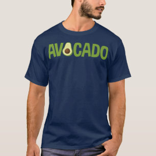 Avocado Fun Typografy Sprichwort T-Shirt für Vegan