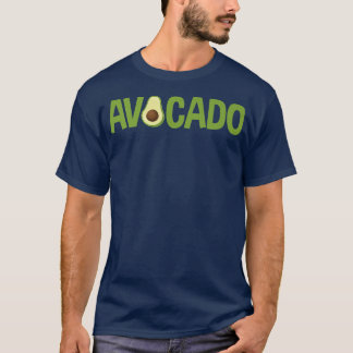 Avocado Fun Typografy Sprichwort T-Shirt für Vegan
